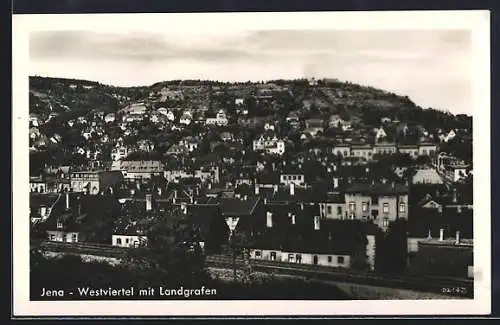 AK Jena, Westviertel mit Landgrafen