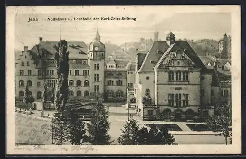 AK Jena, Volkshaus und Lesehalle der Karl Zeiss Stiftung