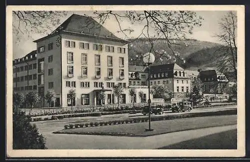 AK Oberschlema, Blick auf Kurhaus