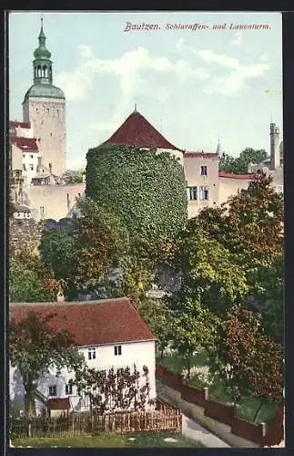 AK Bautzen, Schlaraffen-und Lauenturm