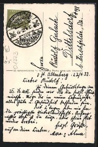 AK Altenberg i. Erzgeb., Gasthaus Berghof Raupennest