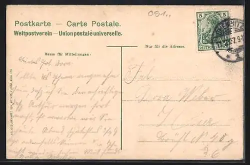 AK Chemnitz, Bismarckturm und Bismarckschlösschen