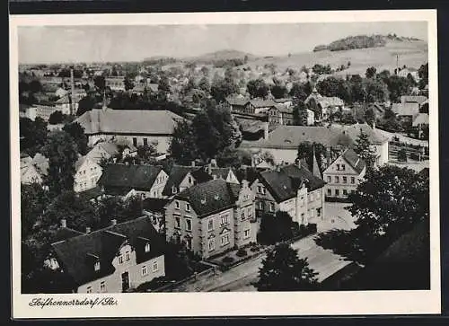 AK Seifhennersdorf /Sa., Teilansicht aus der Vogelschau