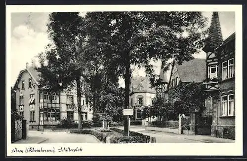 AK Alzey /Rheinhessen, Schillerplatz