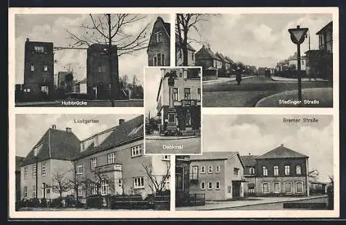 AK Oldenburg i. Oldbg., Hubbrücke, Lustgarten, Bremer Strasse