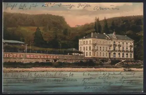 AK Rolandseck, Hotel Rolandseck-Groyen v. F. Müller am Fluss