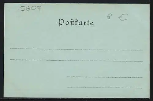 Mondschein-AK Koblenz, Teilansicht mit Brücke