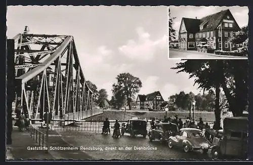 AK Rendsburg, Gaststätte Schützenheim, Drehbrücke