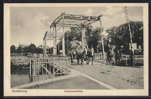 AK Rendsburg, Schleusenbrücke