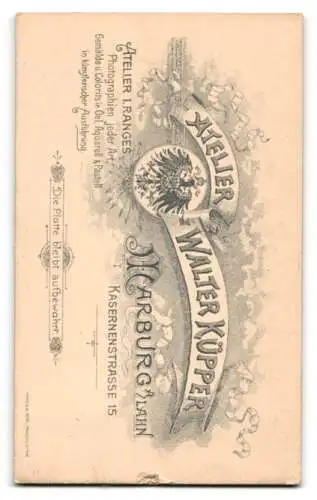 Fotografie Walter Küpper, Marburg / Lahn, Soldat in Uniform mit Schirmmütze