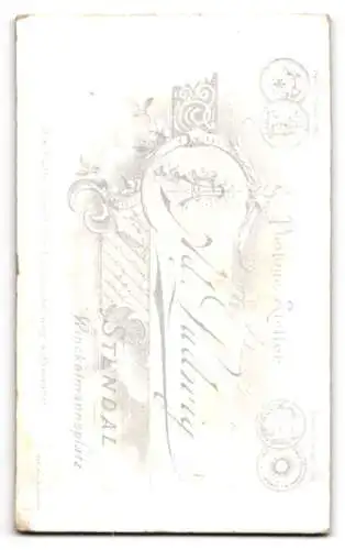 Fotografie Ad. Ludwig, Stendal, junger Soldat in Uniform