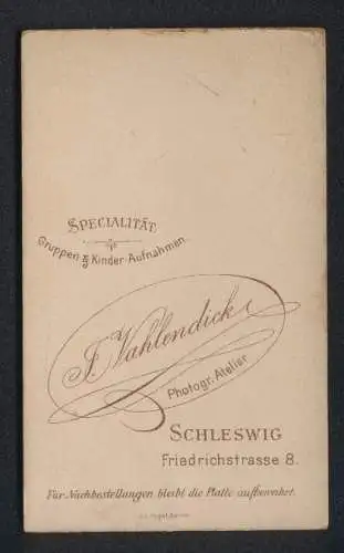 Fotografie J. Vahlendick, Schleswig, Soldat in Uniform Rgt. 84 mit Schützenschnur
