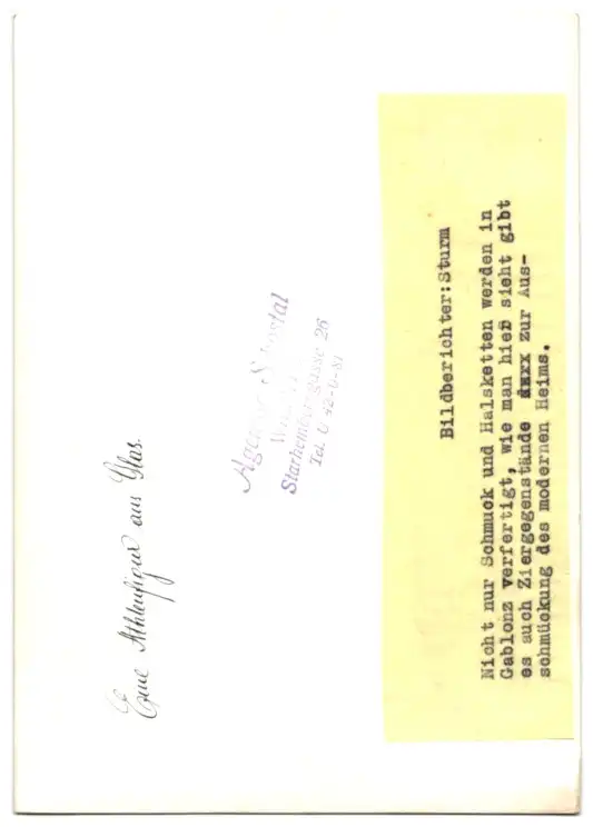 19 Fotografien Wilhelm Sturm, Ansicht Gablonz / Böhmen, Haida Glasmanufaktur, Handwerker produzieren Kristallglas u.a. 29