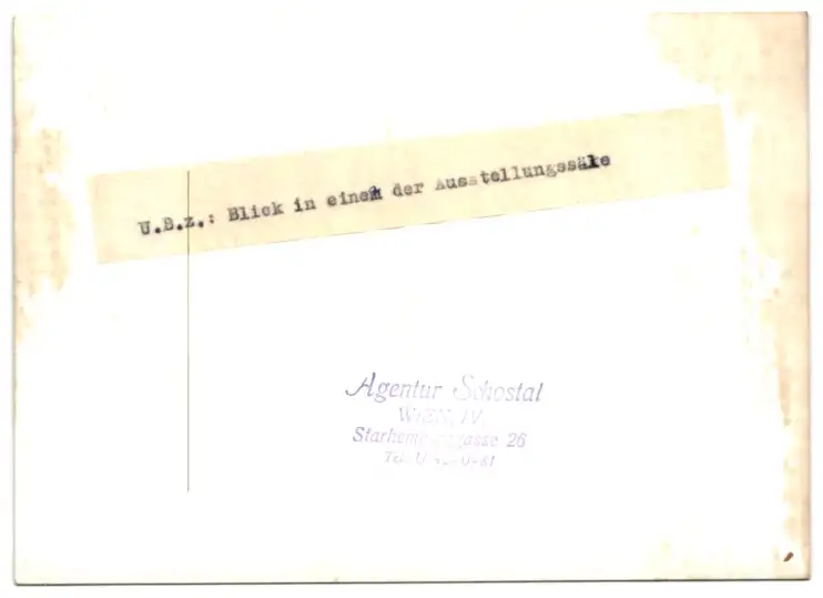 7 Fotografien Wilhelm Sturm, Ansicht Karlsbad, Porzellanfabrik Victoria AG, Porzellanmaler & Ausstellungssaal 14