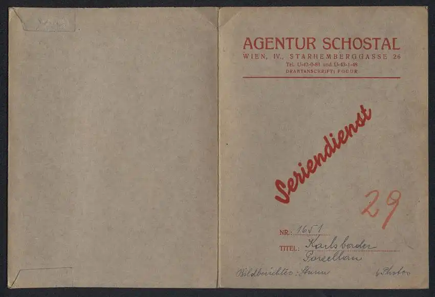 7 Fotografien Wilhelm Sturm, Ansicht Karlsbad, Porzellanfabrik Victoria AG, Porzellanmaler & Ausstellungssaal 8