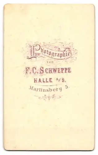Fotografie F. C. Schweppe, Halle / Saale, hallensicher Bergmann / Kumpel in Bergmannkluft