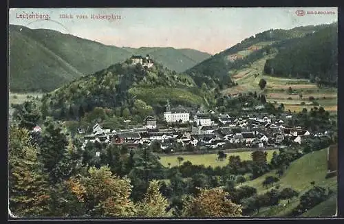 AK Leutenberg / Thür., Blick vom Kaiserplatz