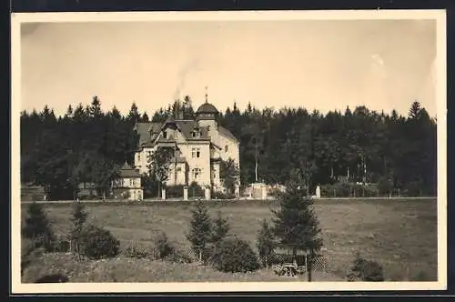 AK Gelenau / Erzgeb., Blick auf das Genesungsheim