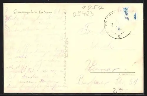 AK Gelenau / Erzgeb., Genesungsheim