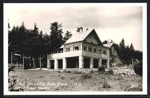 AK Hohe Wand, Gasthof Almfrieden, Bes. Franz Haiden