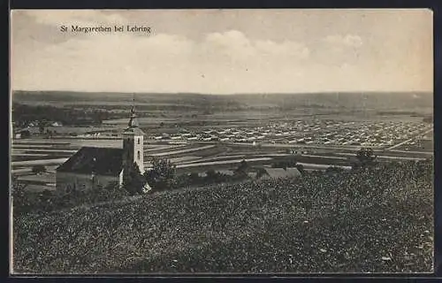 AK Lebring-St. Margarethen, Blick auf die Kirche St. Margarethen