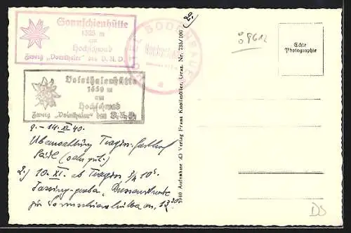 AK Tragöss Oberort, Ansicht mit Trenchtling und Pribitz