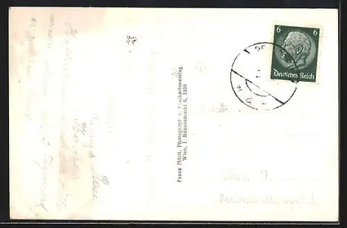 AK Peilstein /O. Oe., Ortsansicht vom Wald aus