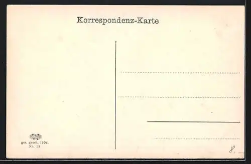 AK St. Wolfgang, Ansicht des Leuchtturms vom See aus