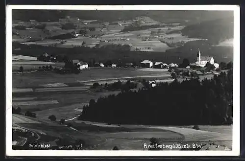 AK Breitenberg / Ndb., Panorama mit Kirche