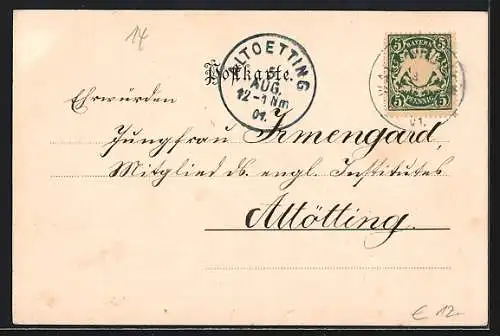 AK Breitenberg / Ndb., Panorama mit Kirche