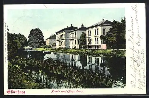 AK Oldenburg / O., Palais und Augusteum