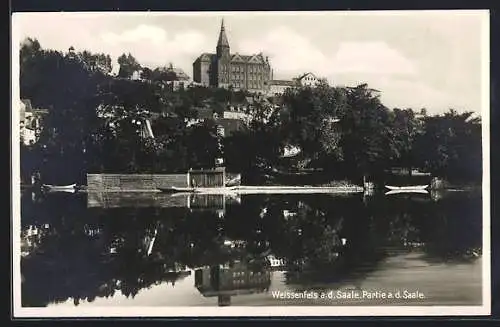 AK Weissenfels, Partie an der Saale