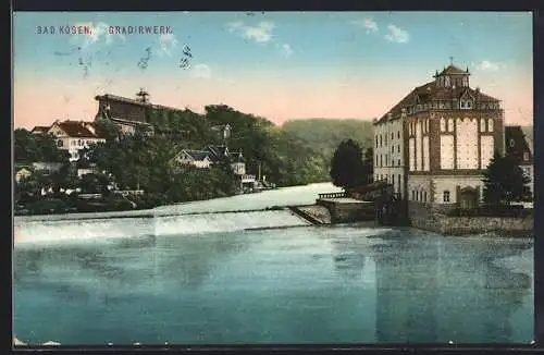 AK Bad Kösen, Blick auf das Gradierwerk