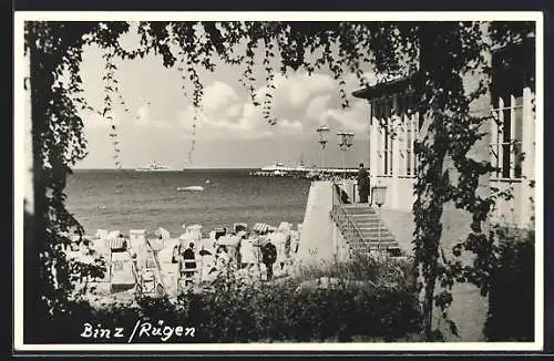 AK Binz /Rügen, Strandpartie