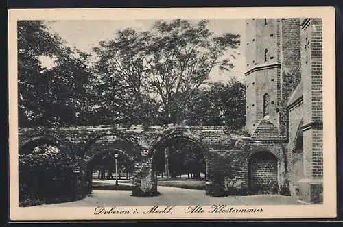 AK Doberan i. Meckl., Alte Klostermauer