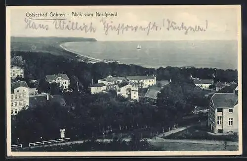 AK Göhren a. Rügen, Blick vom Nordpeerd