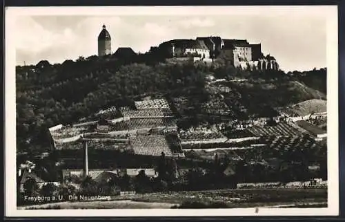 AK Freyburg a. U., Blick auf die Neuenburg