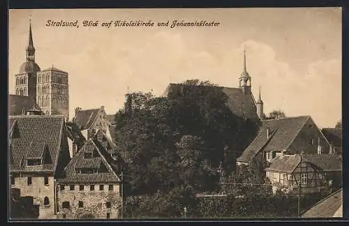 AK Stralsund, Nikolaikirche und Johanniskloster