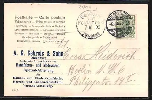 AK Oldenburg / O., Lambertikirche von Südwest