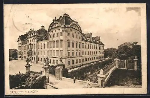 AK Ellingen / Bayern, Das Schloss