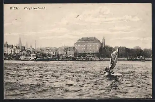 AK Kiel, Königliches Schloss mit Segelboot