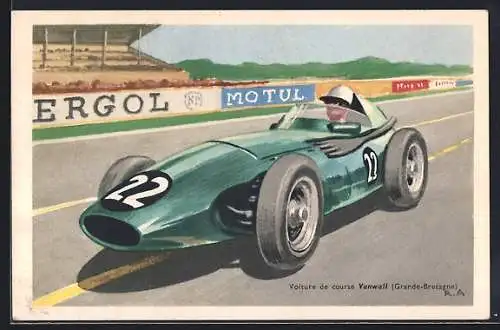 AK Voiture de course Vanwall, Grande-Bretagne, Rennwagen