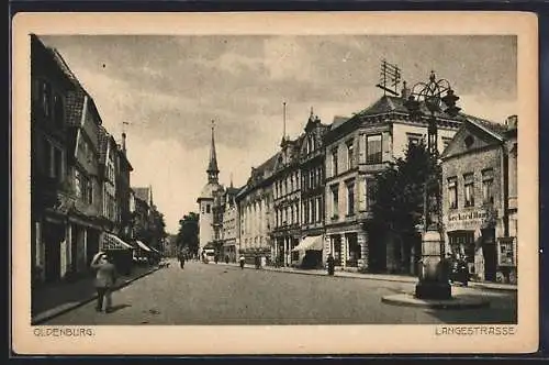 AK Oldenburg / O., Blick in die Langestrasse