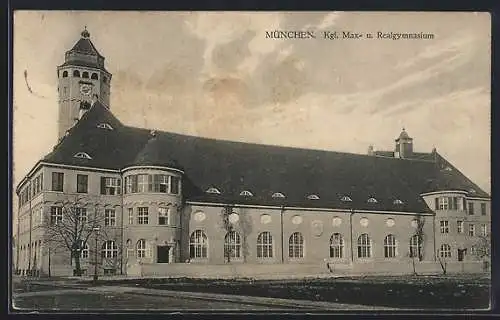 AK München-Schwabing, Kgl. Max- und Realgymnasium