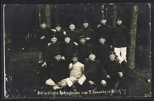 AK Rödinghausen / Westf., Rödinghäuser Soldaten in Bitsch