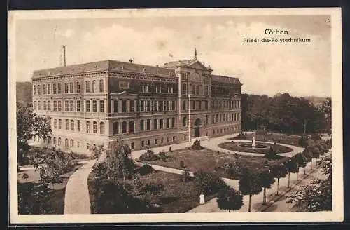 AK Cöthen, Blick auf das Friedrichs-Polytechnikum