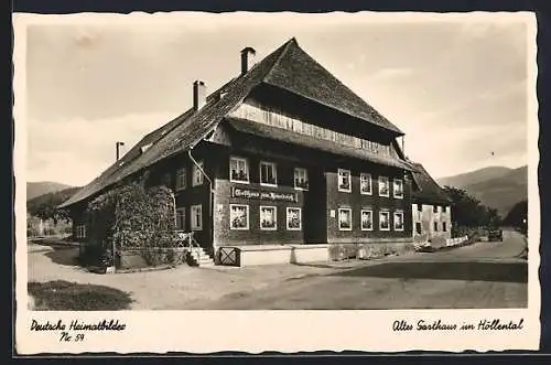 AK Freiburg /Schwarzwald, Altes Gasthaus zum Himmelreich im Höllental