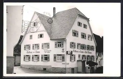 AK Möttlingen /Calw, Gasthaus zum Lamm, Bes. A. Mammel, Aussenansicht