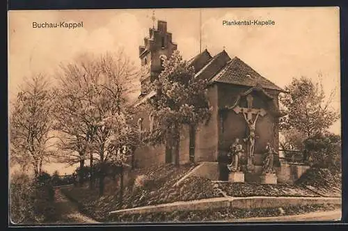 AK Buchau-Kappel, Park mit Plankental-Kapelle