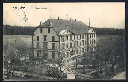 AK Königsfeld / Baden, Blick auf die Knabenanstalt